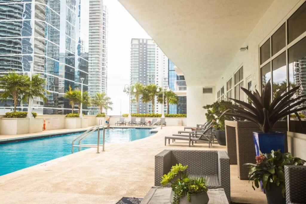 Lovely Condo With City & Ocean Views. Sleep Up To 6 People! Μαϊάμι Εξωτερικό φωτογραφία